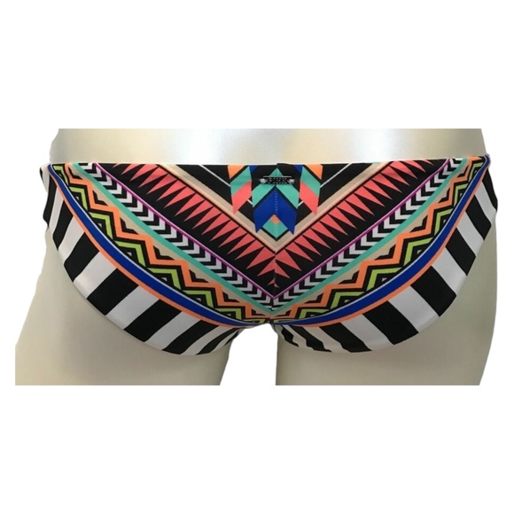 Victoria's Secret PINK Aztec Tribal Geo Cheeky Hipster Swim Bottom XS - Picture 2 of 2